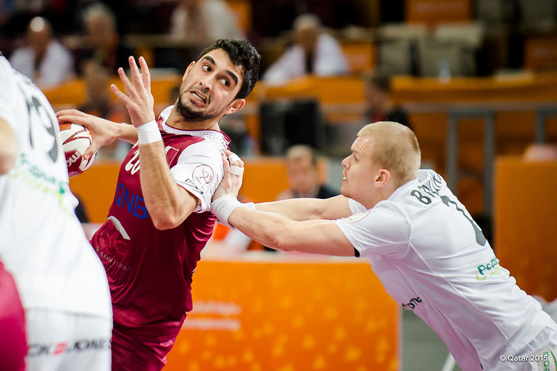 Hosts Qatar rounded off their qualifying campaign at the World Handball Championships by coming from behind to beat Belarus 26-22 ©Qatar2015