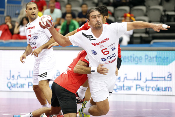 Tunisia booked their progress to the last 16 knock-out stages of the World Handball Championships with a 30-23 win over debutants Iran ©Qatar2015