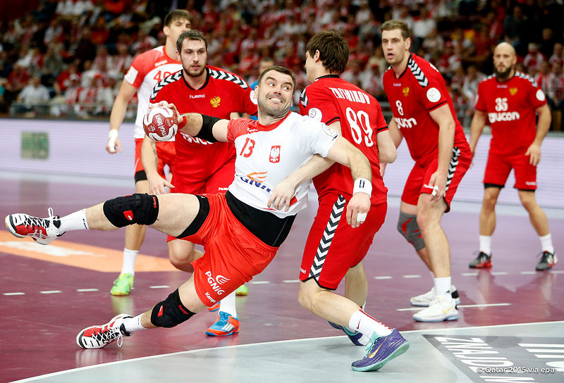 Poland maintained their chances of reaching the knock-out stages at the Qatar 2015 World Handball Championships with a 26-25 win over Russia ©Qatar2015