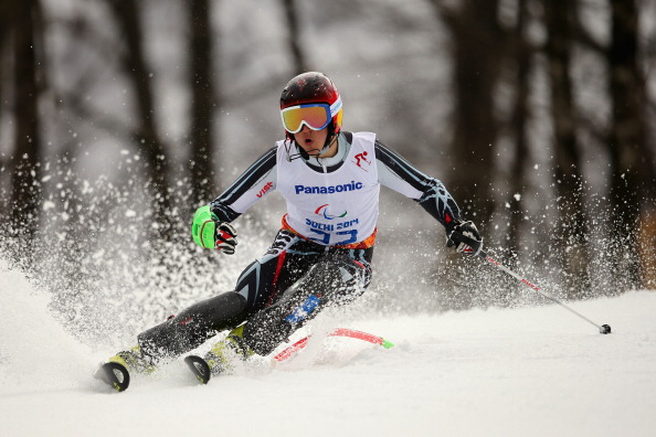 Russian Alexey Bugaev was another winner today at the IPC Alpine skiing World Cup Finals in St Moritz ©AFP/Getty Images