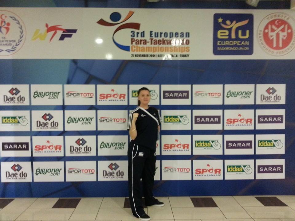 Amy Truesdale will be looking to defend her title at the European Para-Taekwondo Union Championships in April ©Facebook