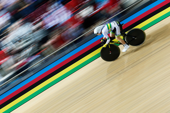 Annette Edmondson earned her second gold after winning the women's omnium ©Getty Images