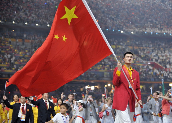 Beijing 2008 flagbearer Yao Ming will play a key role in raising the profile of the bid for 2022 ©AFP/Getty Images