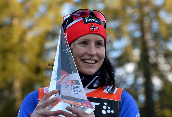 Marit Bjørgen added the overall World Cup title to the Tour de Ski crown she won last month thanks to her second-place finish in Sweden ©Getty Images