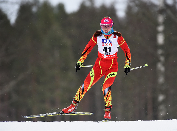 China's Chi Chunxue was quickest in the women's 5km cross country event ©Getty Images