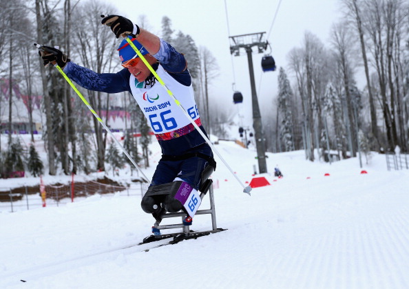 Daniel Cnossen claimed the men's sitting gold in Japan ©Getty Images