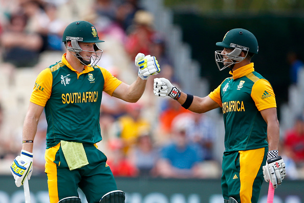 David Miller and JP Duminy put on 256 for the fifth wicket as South Africa beat Zimbabwe in Hamilton ©Getty Images