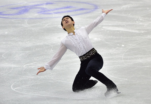 Denis Ten superb short programme has given him a large points buffer ahead of the free programme ©AFP/Getty Images