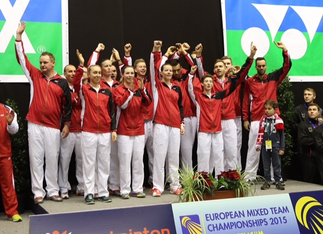 Denmark breezed past England to win the European Mixed Team Championship ©BadmintonEurope