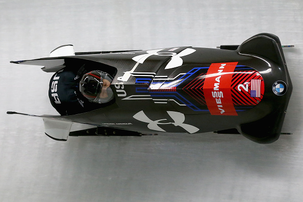 Elana Meyers Taylor claimed her maiden FIBT two-woman bob overall World Cup title with victory in Sochi ©Getty Images