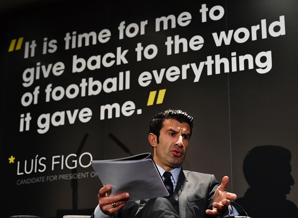 Luis Figo proposed the expanded World Cup in his "For Football" manifesto ©AFP/Getty Images