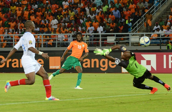 Gervinho had a key impact on the match and grabbed the Ivory Coast's second goal ©Getty Images