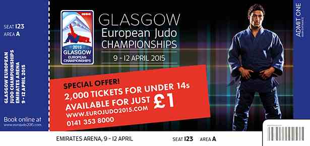 Tickets had already gone on sale for the European Judo Championships in Glasgow ©BJA