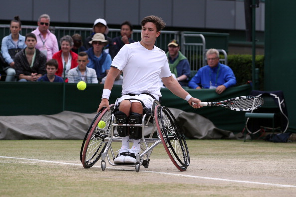 Great Britain's Gordon Reid also enjoyed success in Rotterdam as he claimed the doubles title alongside partner Stephane Houdet of France ©Getty Images