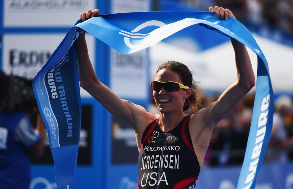 American Gwen Jorgensen claimed the women's World Triathlon Series title in 2014  ©Getty Images