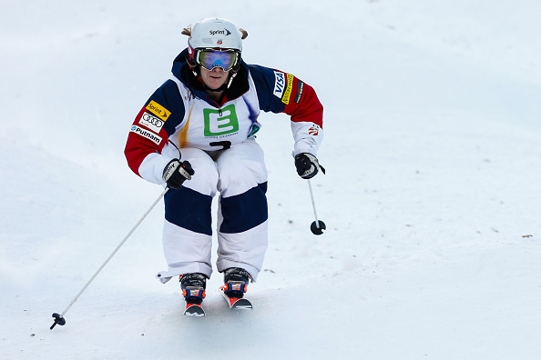 Hannah Kearney closed in on the all time women's World Cup wins record ©Agence Zoom/Getty Images