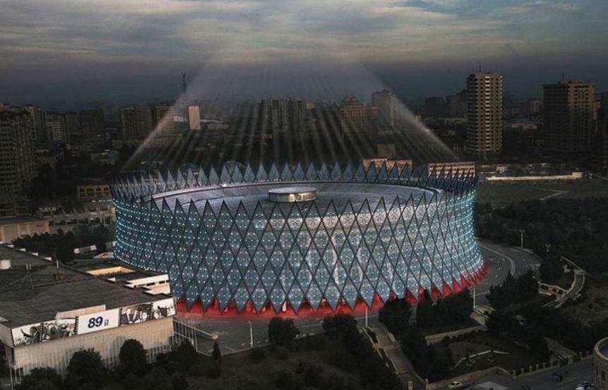 The reconstructed Heydar Aliyev Arena in Baku will host the 2015 European Judo Championships as part of the European Games ©Baku 2015