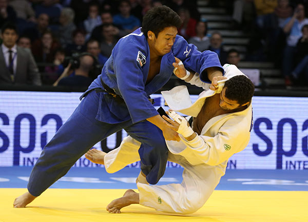 Japan's Ryunosuke Haga ended his long wait for Grand Prix gold as he won the men's under 100kg division ©IJF