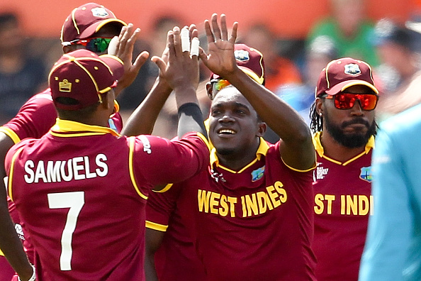 Jerome Taylor took three early wickets to reduce Pakistan to 1-4 as the West Indies earned their first win of the competition ©Getty Images