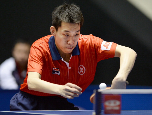 Jiang Tianyi claimed his second career ITTF World Tour title with victory over Jeong Sangeun in an epic final in Budapest ©Getty Images