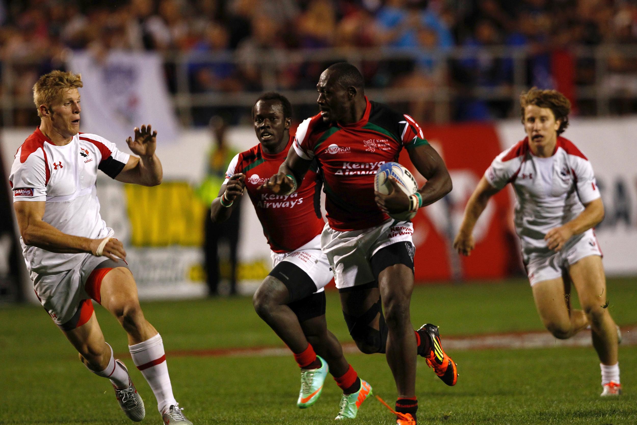 Kenya's narrow 22-21 victory over Canada could prove vital in a tight Pool C ©World Rugby