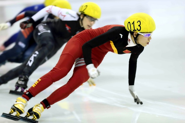 Kexin Fan continued her dominance of the womens 500m event as she claimed her fifth win of the season ©Getty Images