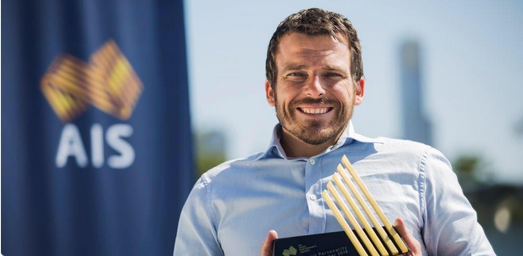 Kurt Fearnley was named AIS Sports Personality of the Year, after winning his fifth New York City Marathon title in 2014 ©Twitter