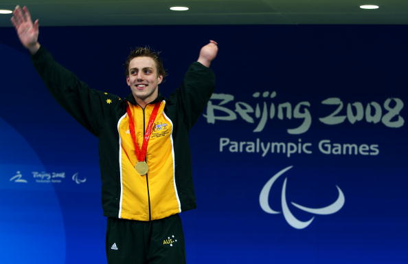 Matthew Cowdrey's eight-medal haul at Beijing 2008 earned him the title of best male athlete at the 2009 IPC Paralympic Sport Awards ©Getty Images