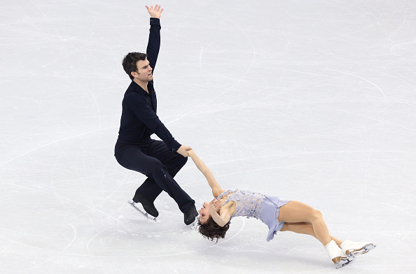 Canada's Meagan Duhamel and Eric Radford received a season-best score from the judges in the pairs competition at the ISU Four Continent Championships ©Getty Images