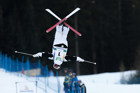 Mikael Kingsbury earned his fifth consecutive World Cup win ©Agence Zoom/Getty Images