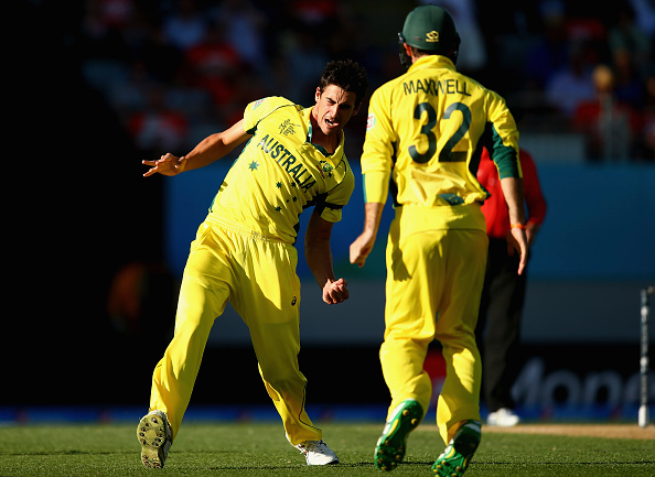 Australia's Mitchell Starc produced a brilliant performance with the ball but he could not help his side avoid defeat to New Zealand in Auckland ©Getty Images