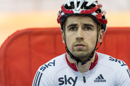 Neil Fachie (pictured) and pilot Pete Mitchell secured two world titles and two world records at the 2014 UCI Para-cycling Track World Championships ©British Cycling