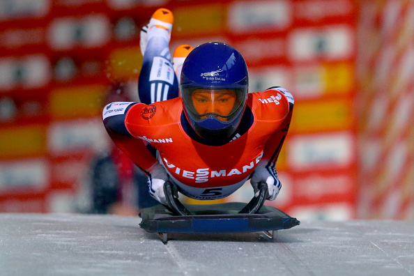 Olympic champion Lizzy Yarnold was on superb form on the German course ©Bongarts/Getty Images