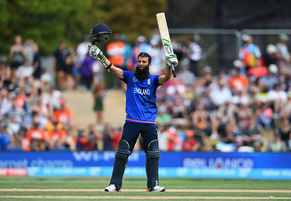 Opener Moeen Ali top scored with a brilliant 128 as England bounced back from their two opening defeats to beat Scotland ©Getty Images