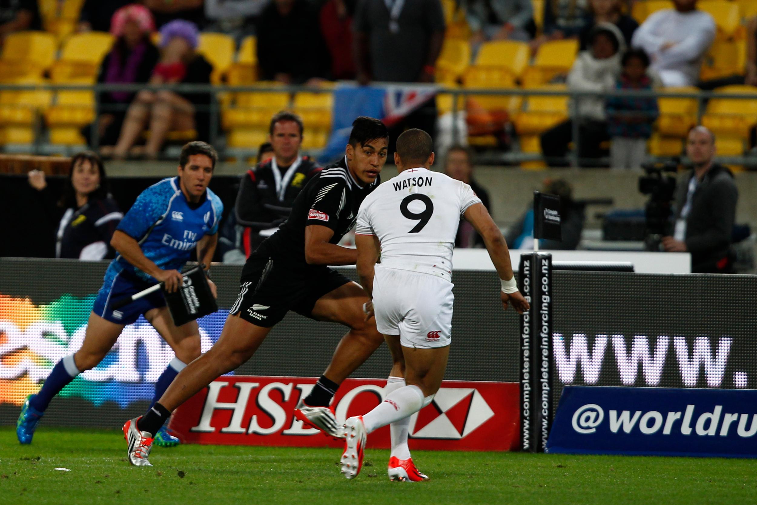 Rieko Ioane scored two tries in the win over England ©World Rugby/Martin Seras Lima