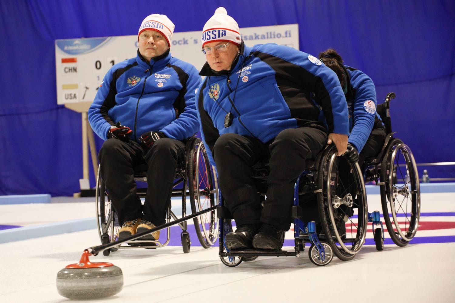 Russia remain the only undefeated team after five sessions of play at the World Wheelchair Curling Championship ©WCF/Alina Pavlyuchik