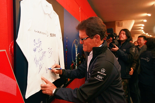 Russia's manager Fabio Capello reportedly received a helping hand in being paid his substantial yearly wage ©Getty Images
