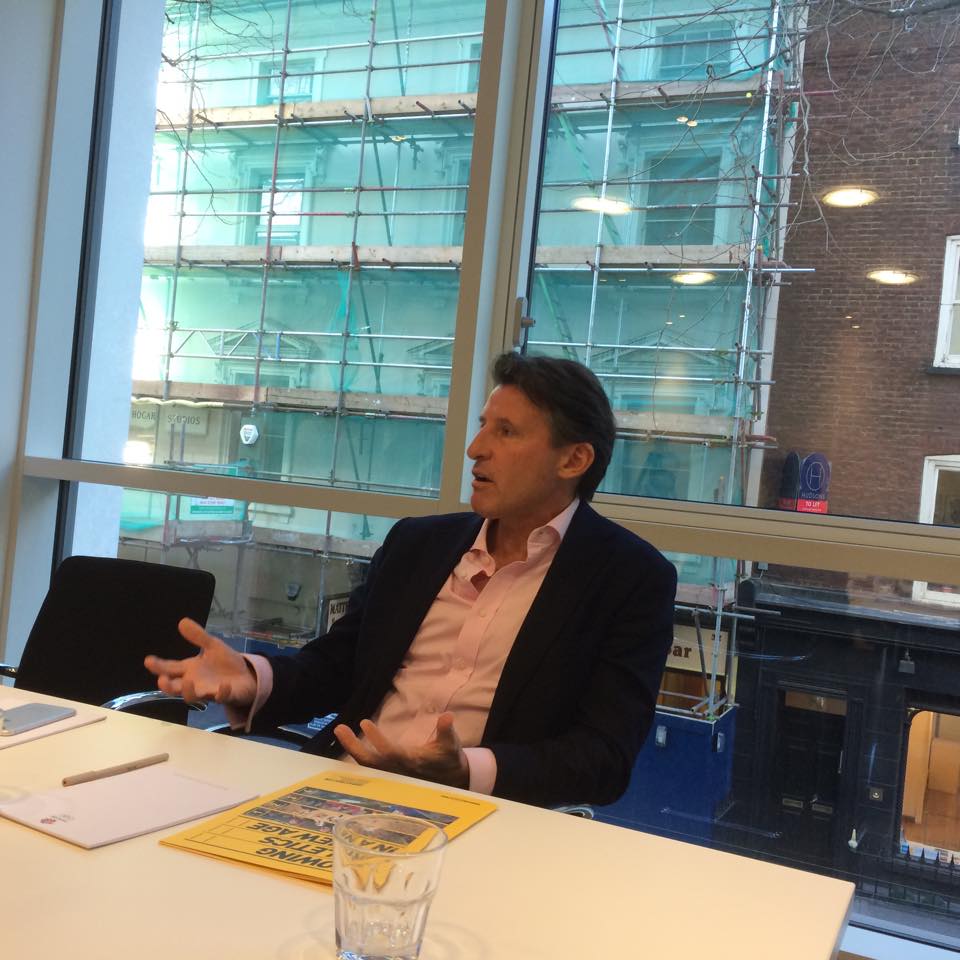 Sebastian Coe intends to limit the length of time anyone can serve as IAAF President ©ITG