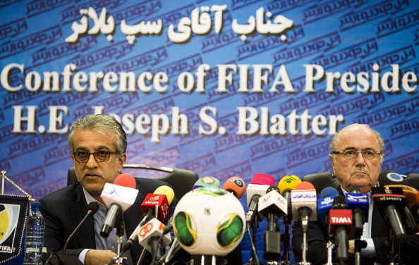 Sheikh Salman and Sepp Blatter are each seen as allies of Sheikh Ahmad ©AFP/Getty Images