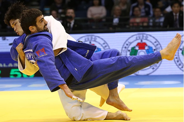 Shohei Ono won the men's under-73kg category on what was a superb day for the Japanese ©IJF