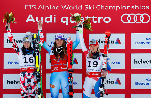 Slovenia's Tina Maze earned victory in the women's downhill in Colorado ©Getty Images