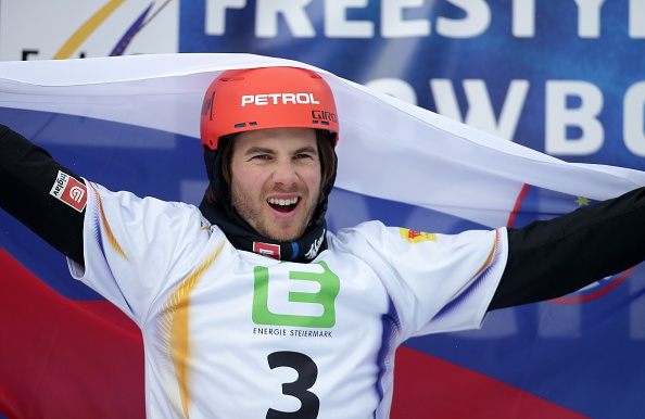 Slovenia's Zan Kosir claimed the first crystal globe of his career thanks to his victory in the parallel giant slalom in Asahikawa ©Getty Images