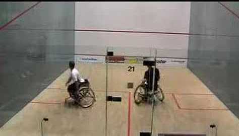 Squash could one day feature in the Paralympics after the sport took the first step ©YouTube