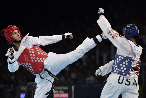 The British team used Kukkiwon as a base in 2001 when Sarah Stevenson won their first world title ©AFP/Getty Images