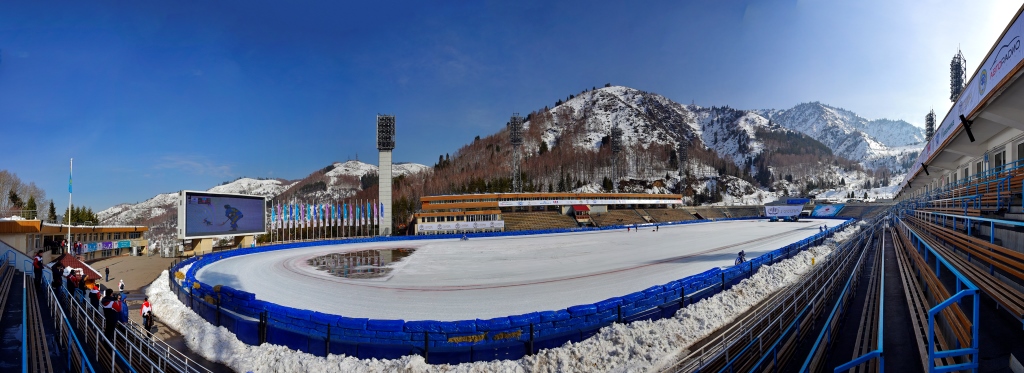 The Medeu Ice Rink, located 1,700m above sea level and considered one of the most iconic ice sport venues in the world ©Vladimir Pronin/Almaty 2022