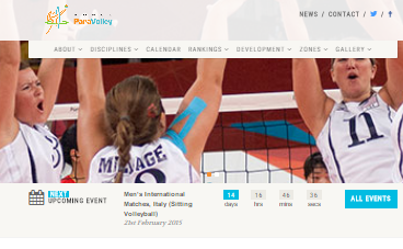 The new website launched by World Para Volley ©World ParaVolley