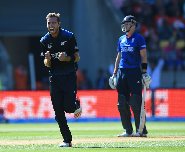 New Zealand's Tim Southee carved through England's batting line up ending with figures of 7-33 ©Getty Images