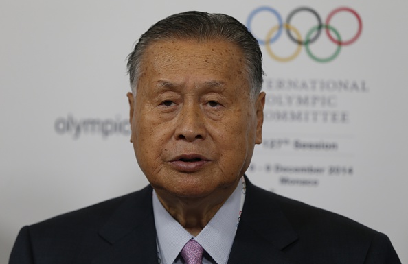 Tokyo 2020 Organising Committee President Yoshiro Mori says Canon "will play a crucial role in communicating the wonder and inspiration of the Tokyo 2020 Games" ©Getty Images