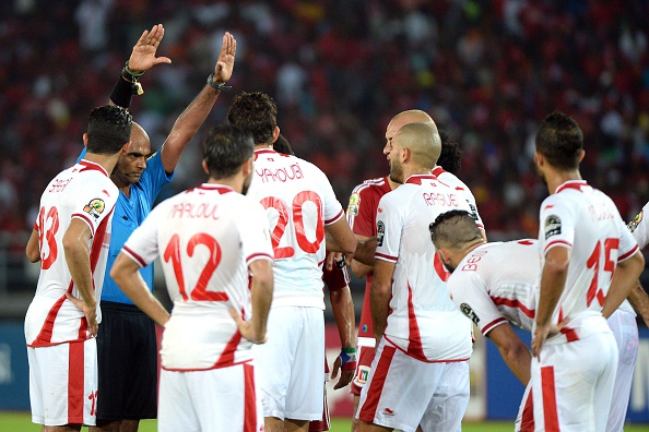 Tunisia's quarter-final defeat to the hosts was yet another controversy at the showpiece continental event ©AFP/Getty Images