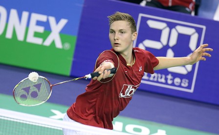 Viktor Axelsen is part of the Denmark team tipped for success at the 2015 European Mixed Team Championships ©BadmintonPhoto